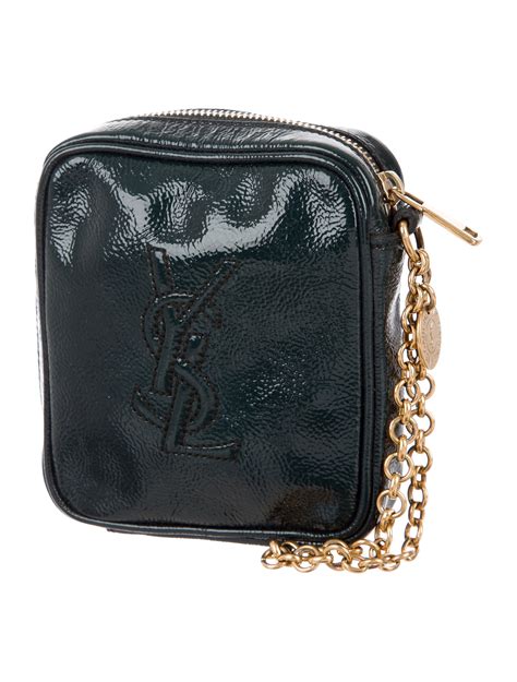 ysl small leather good|yves saint laurent wristlet.